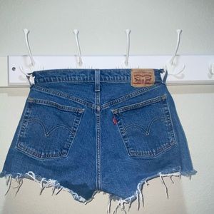 Blue Levi Shorts